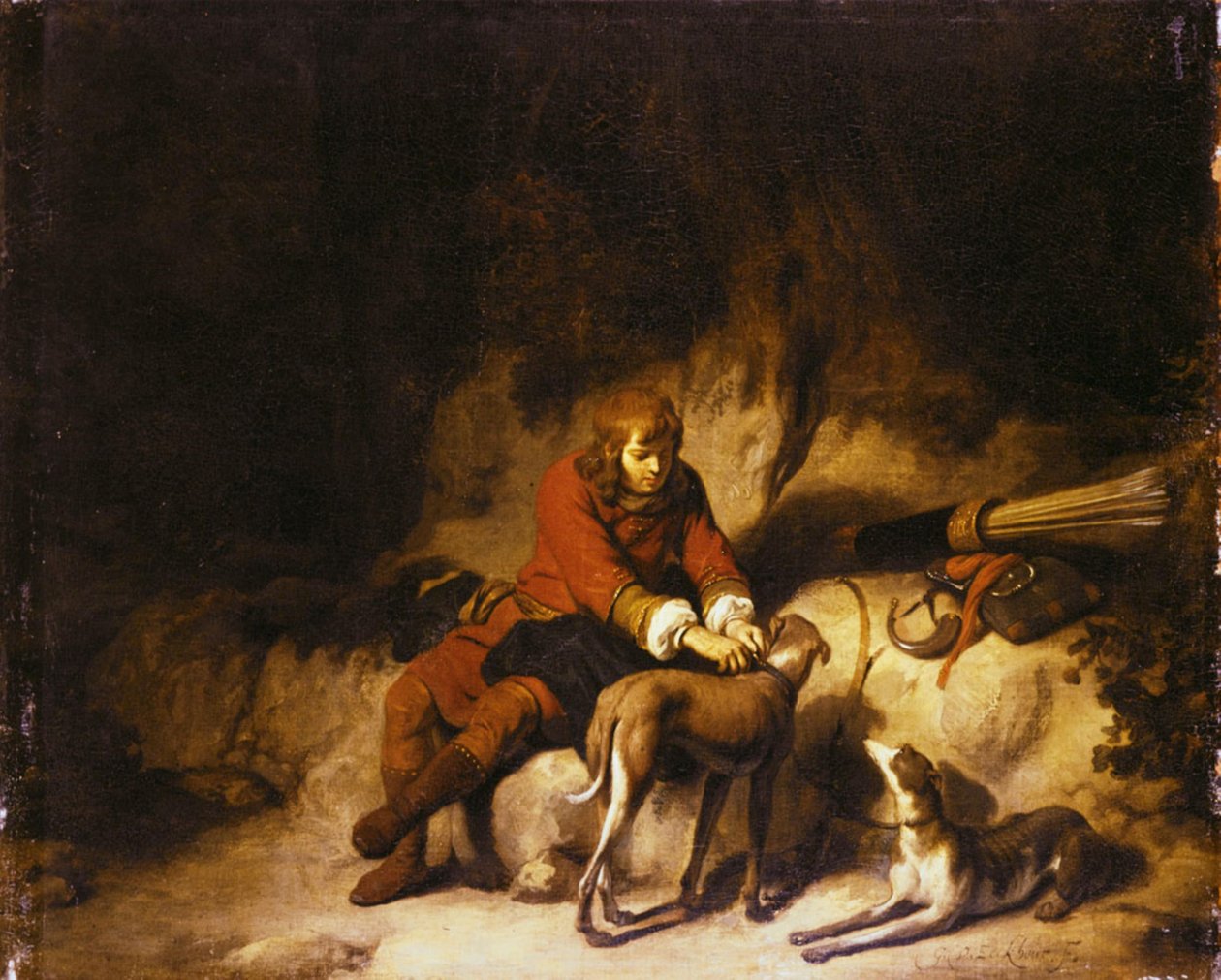 O caçador em repouso de Gerbrand van den Eeckhout