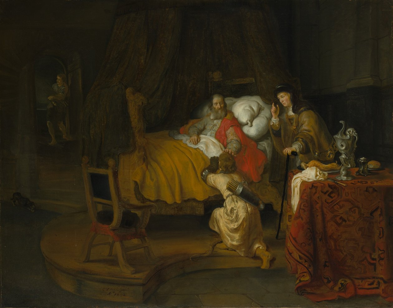 Isaac Blessing Jacob, 1642. de Gerbrand van den Eeckhout
