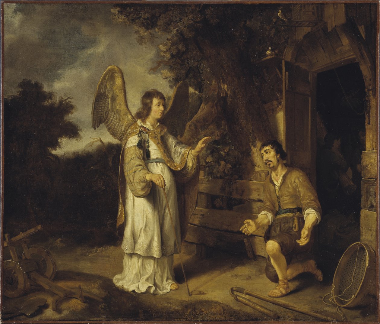 O Anjo e Gideão, 1640 de Gerbrand van den Eeckhout