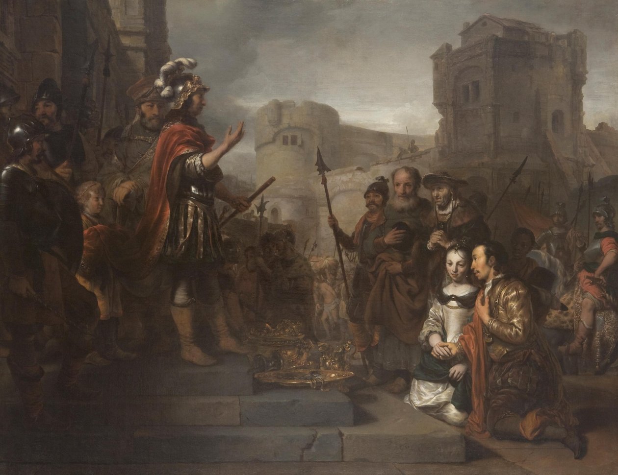 A continência de Cipião de Gerbrand van den Eeckhout