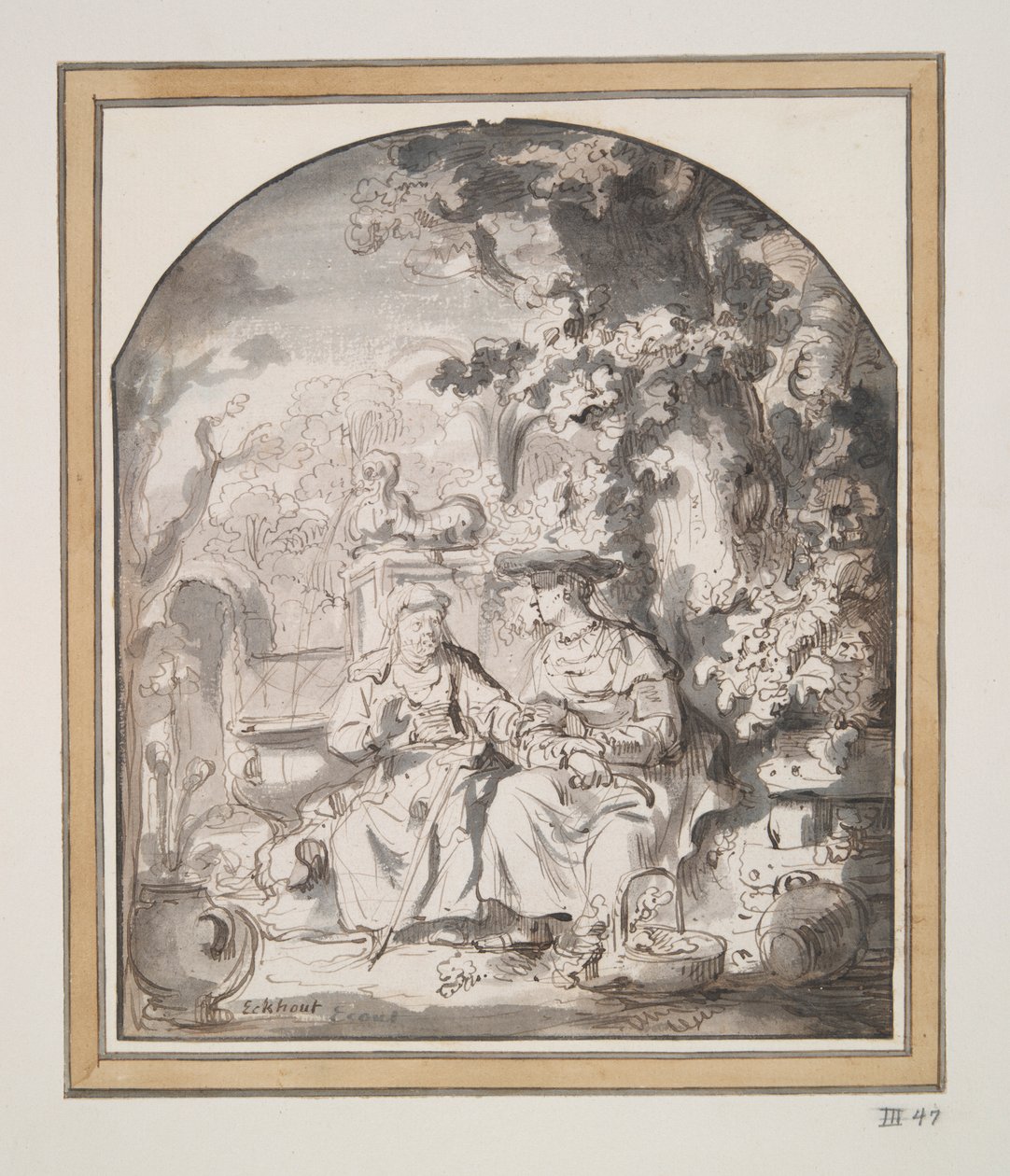 Vertumnus e Pomona de Gerbrand van den Eeckhout