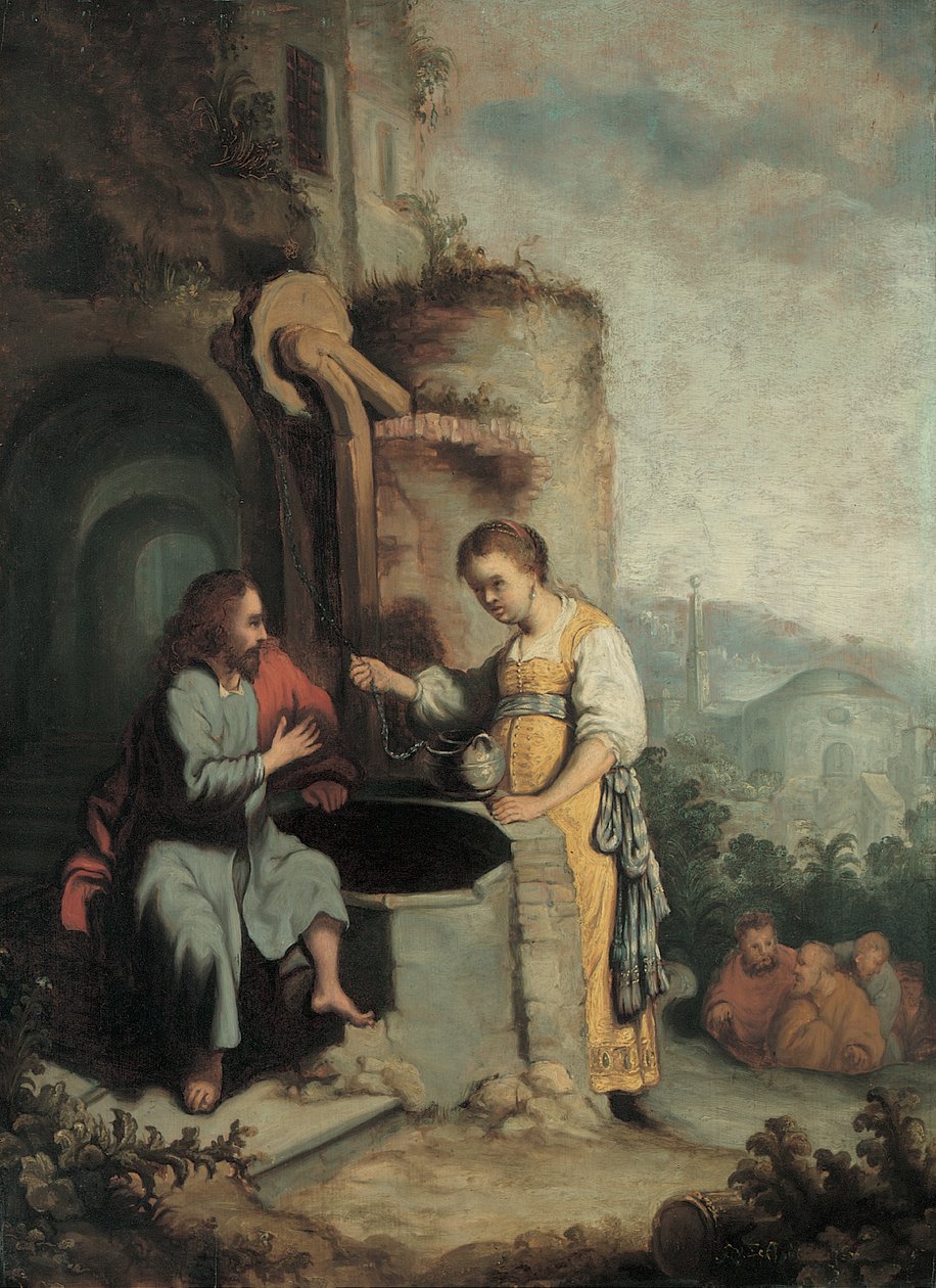 Cristo e a mulher de Samaria de Gerbrandt van den Eeckhout