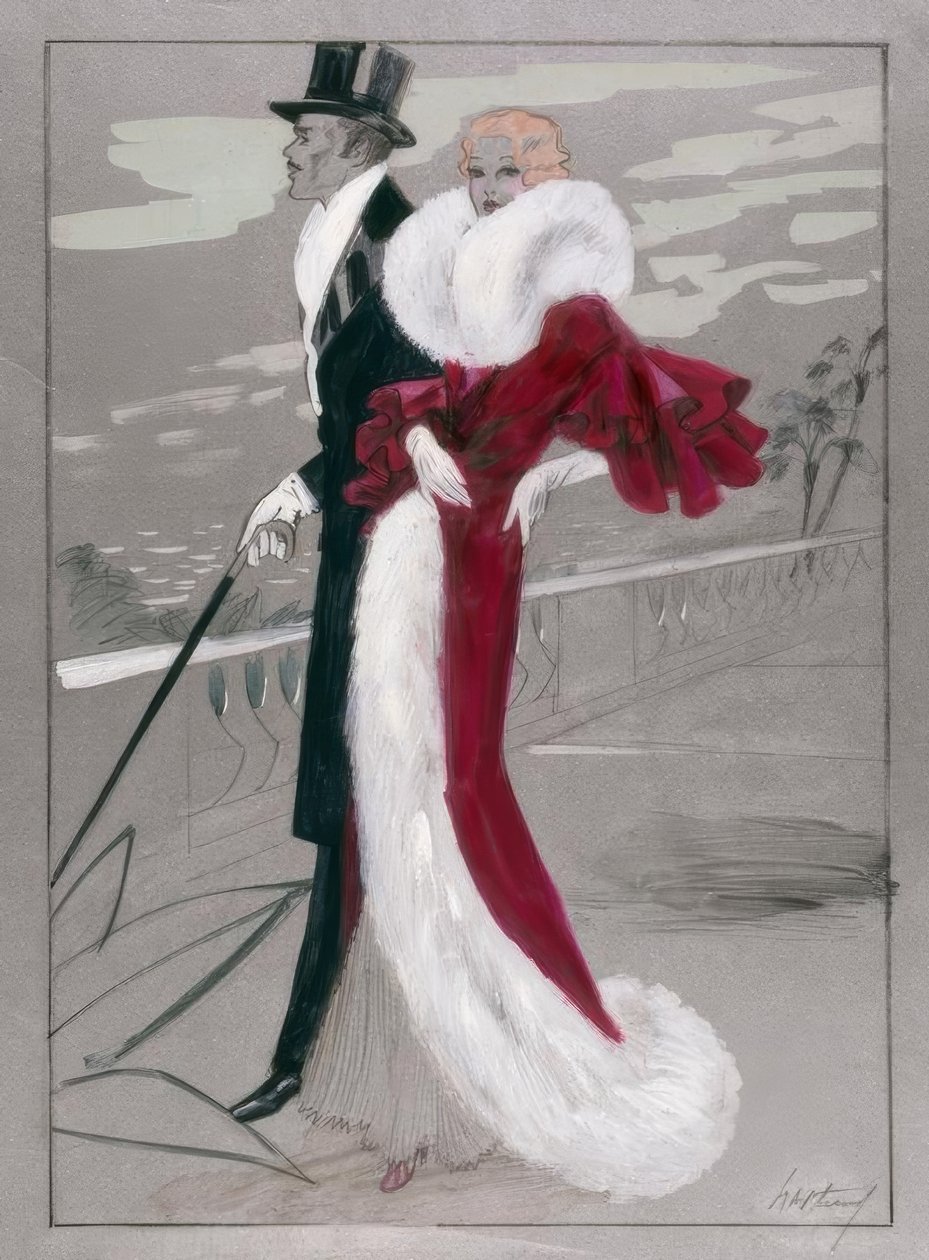 Moda, guarda-roupa de salão por volta de 1930 - G.Hartung de Gerd Hartung