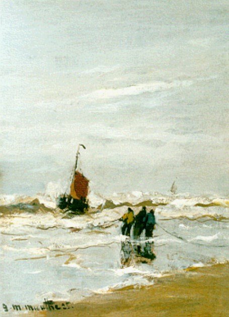 Comerciantes de linha no surf de Gerhard Morgenstjerne Munthe