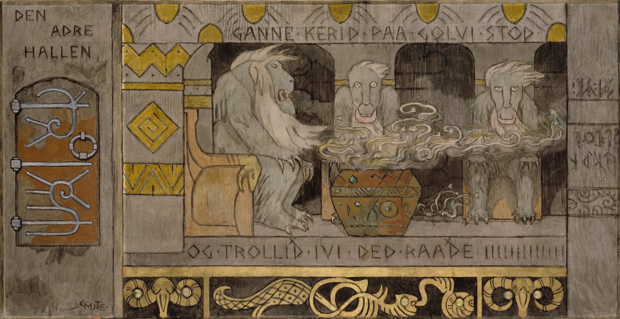 O segundo salão de Gerhard Peter Frantz Vilhelm Munthe