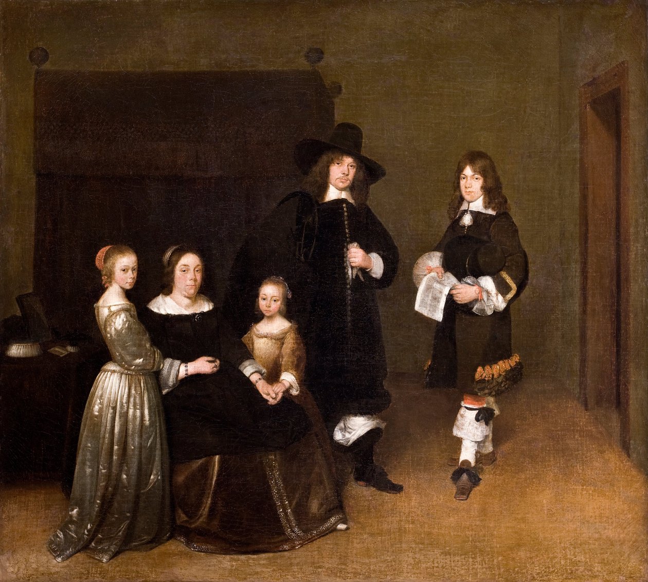 Retrato de uma família de Gerhard ter Borch