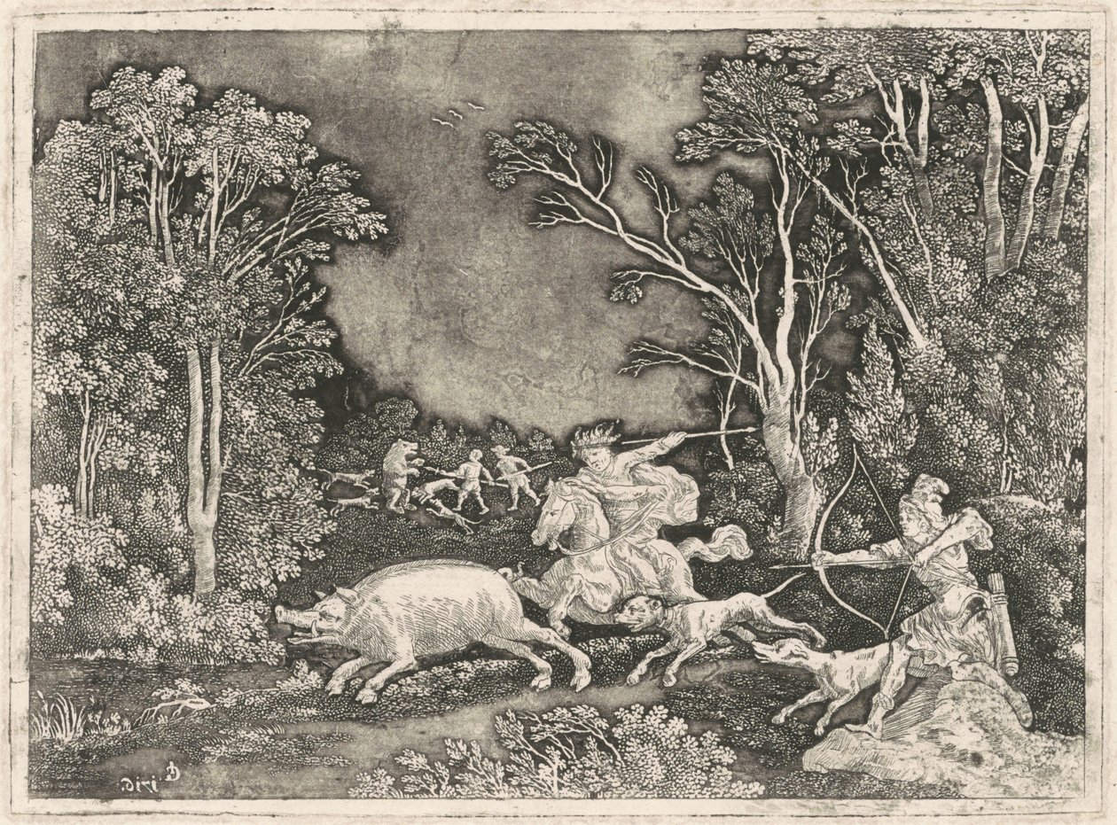 Caça ao Javali Antigo de Gerhard Janssen