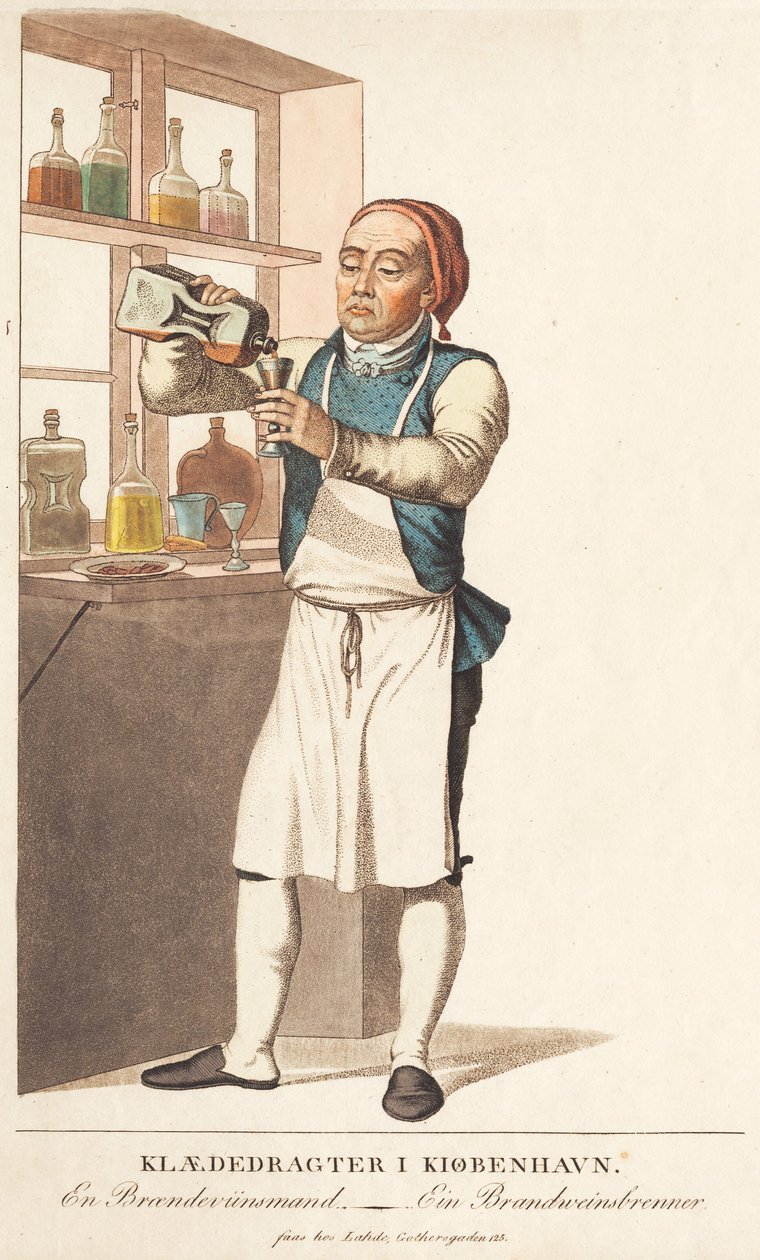homem conhaque de Gerhard Ludvig Lahde