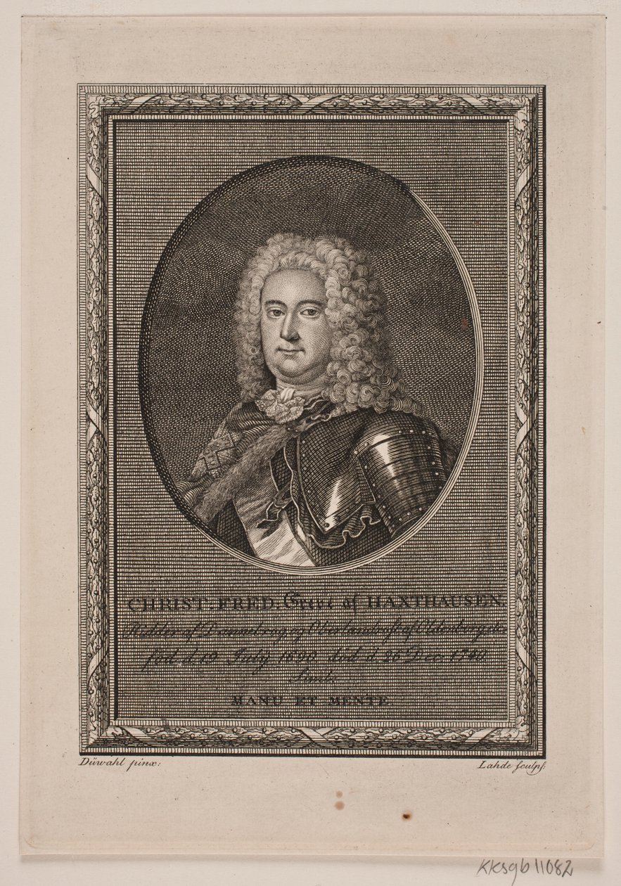 Christian Frederik Conde de Haxthausen de Gerhard Ludvig Lahde