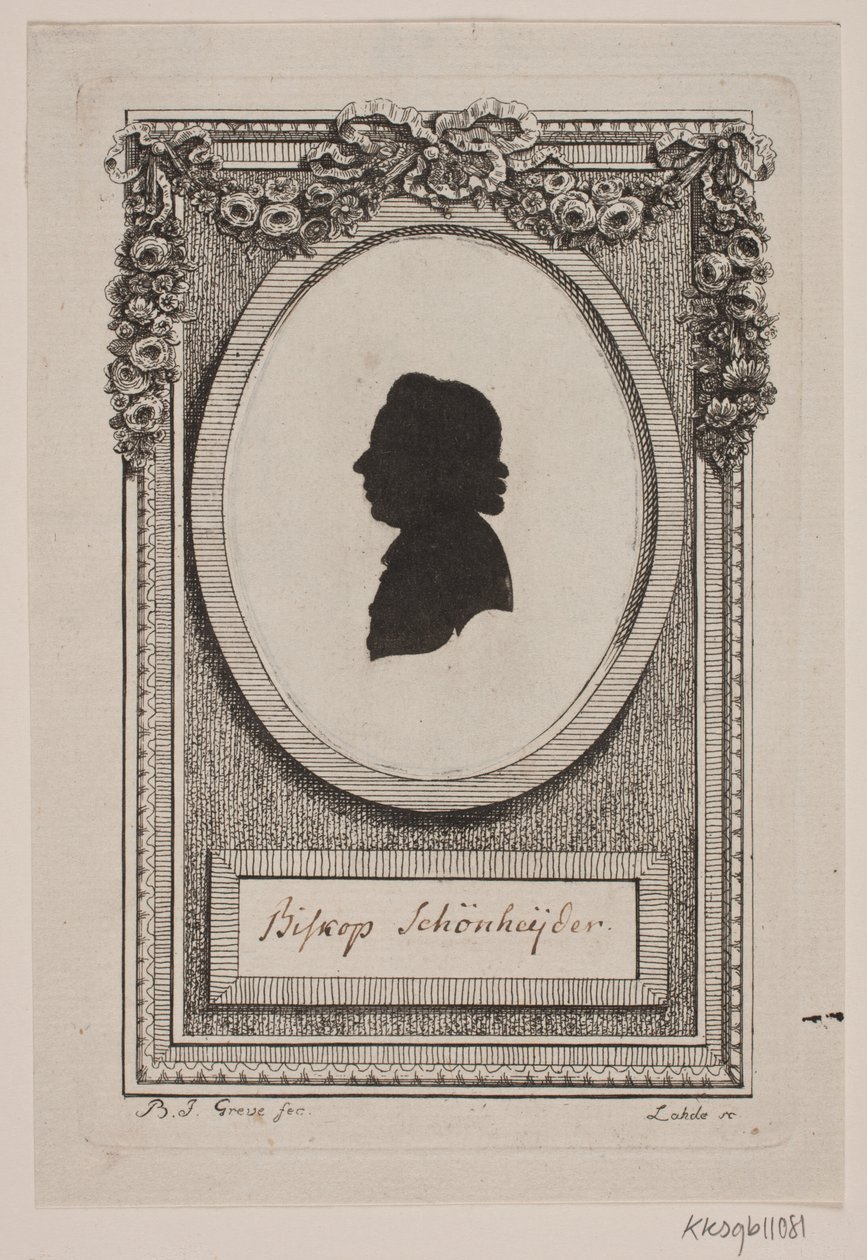 Dinamarquês: Biskop Schönheyder de Gerhard Ludvig Lahde