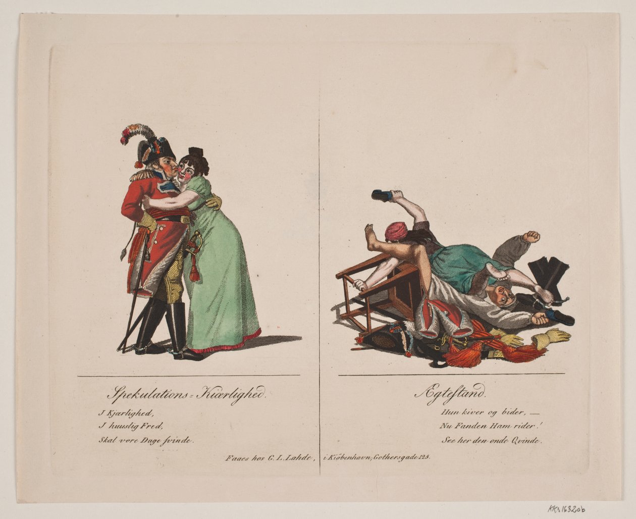 Amor especulativo - casamento de Gerhard Ludvig Lahde