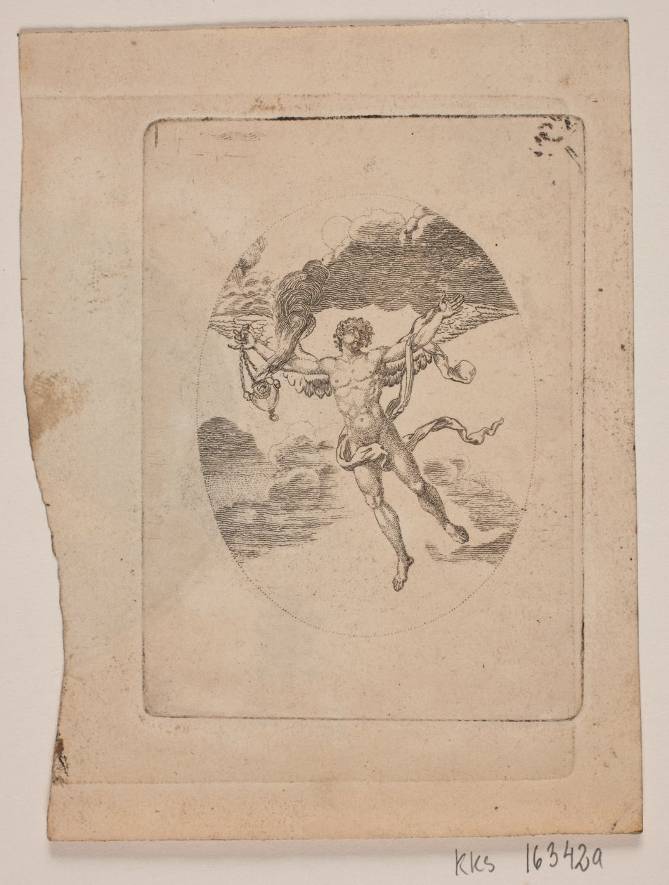 anjo flutuante de Gerhard Ludvig Lahde