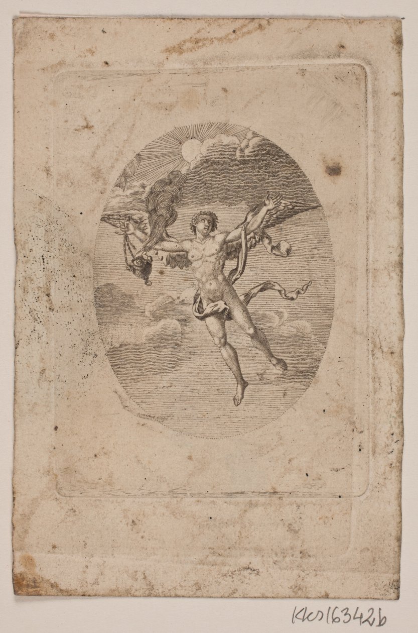 anjo flutuante de Gerhard Ludvig Lahde