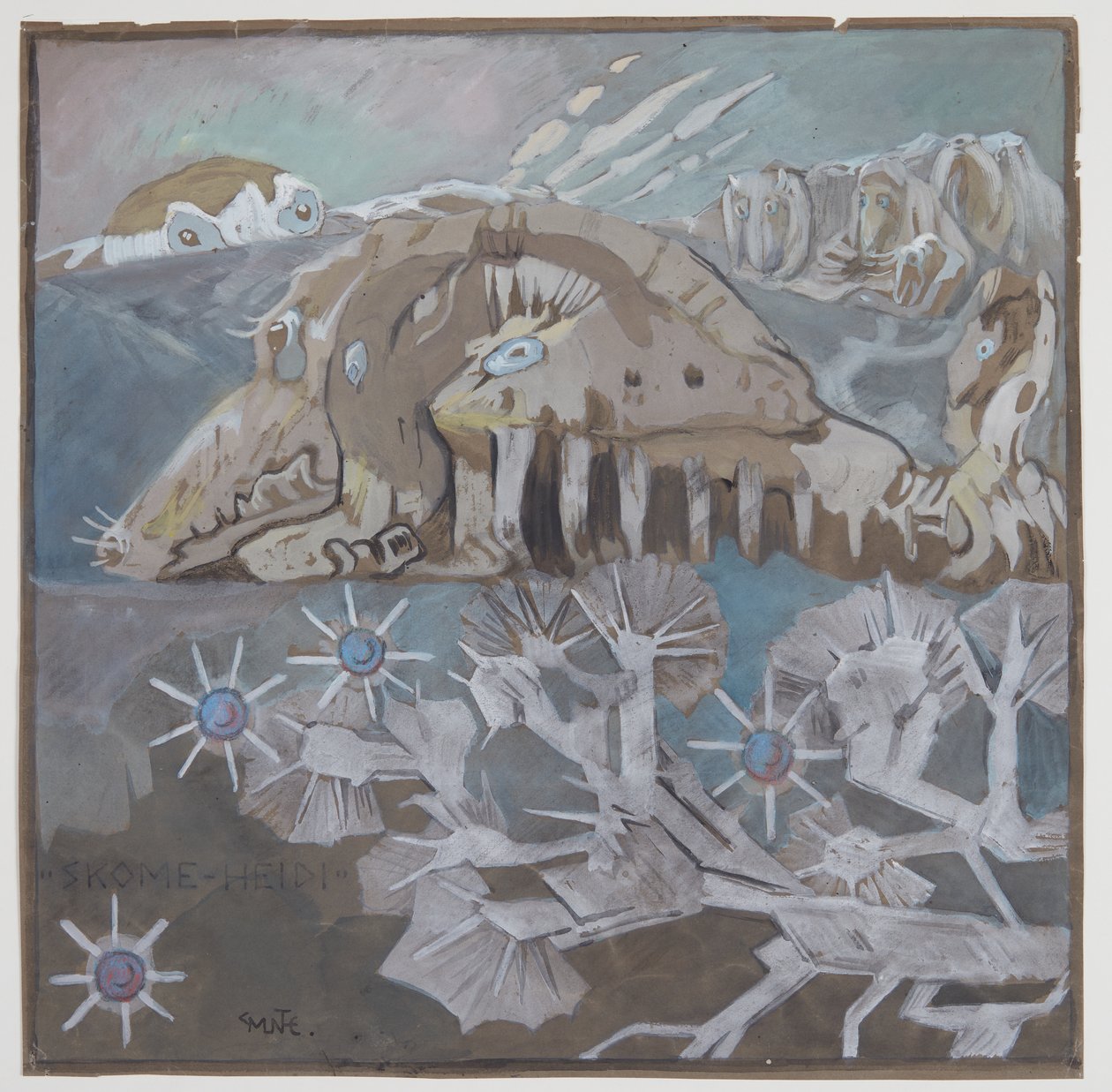 Montanhas altas de Gerhard Munthe