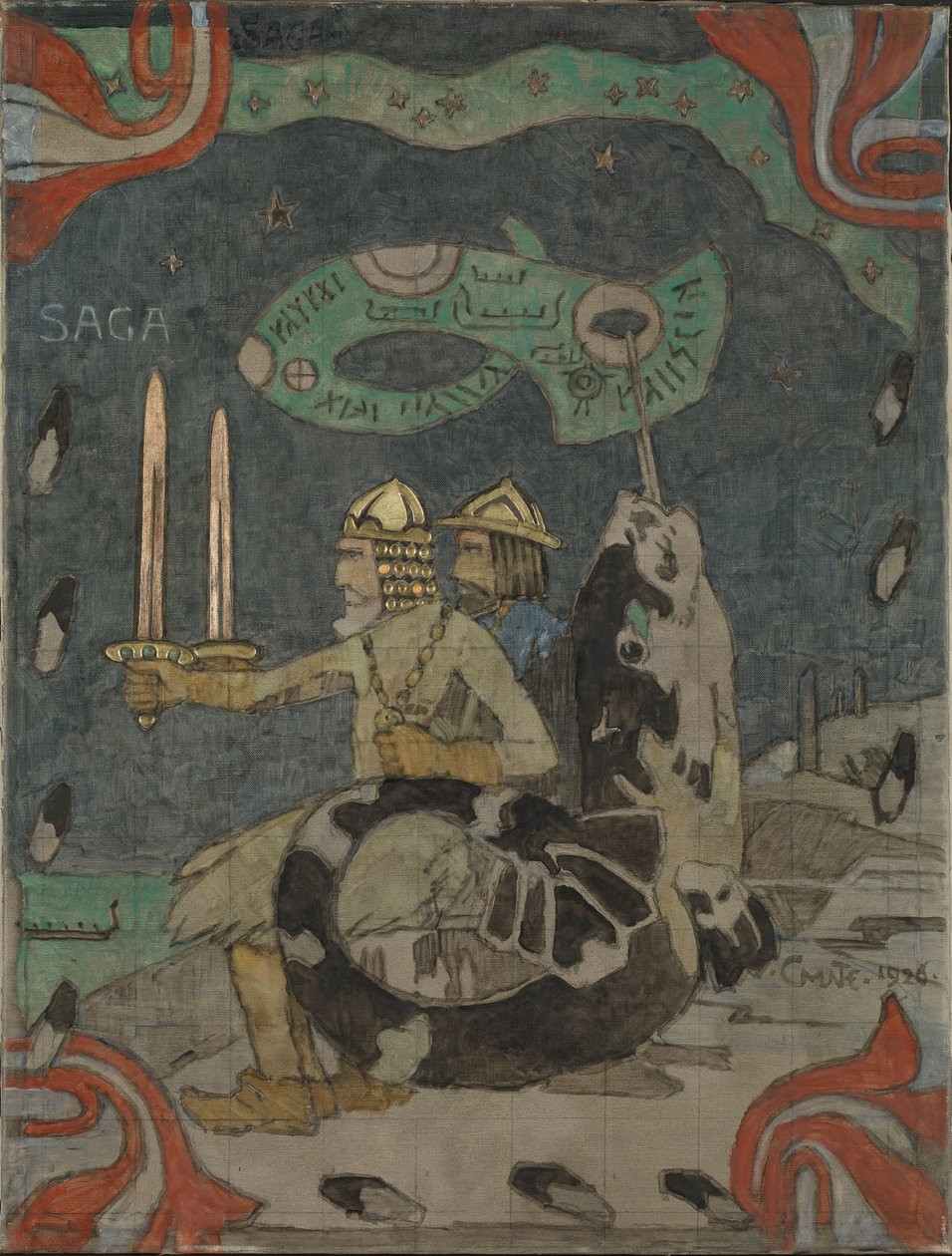 Saga, 1926. de Gerhard Munthe