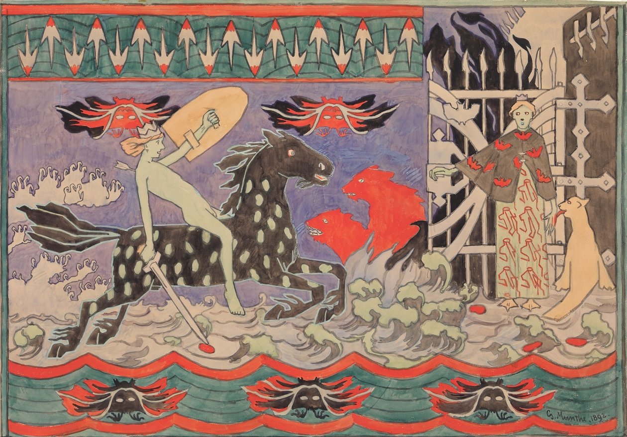 O Cavalo do Inferno de Gerhard Munthe