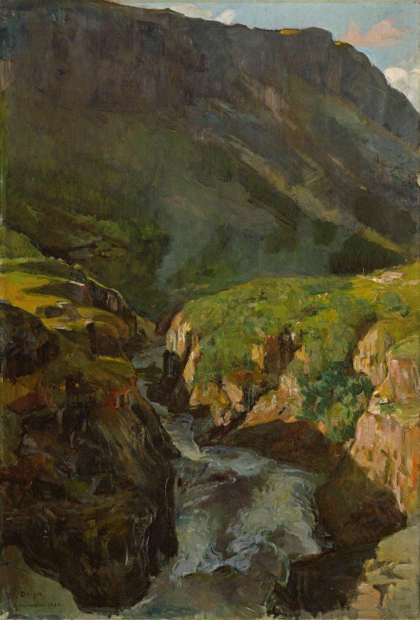O rio Driva de Gerhard Munthe