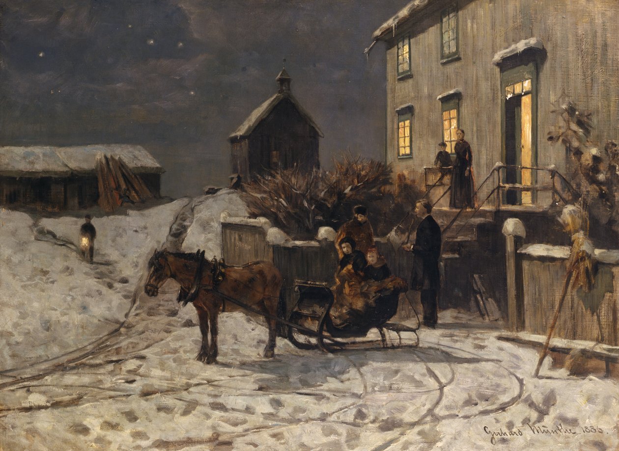 Atmosfera natalícia de Gerhard Peter Frantz Vilhelm Munthe