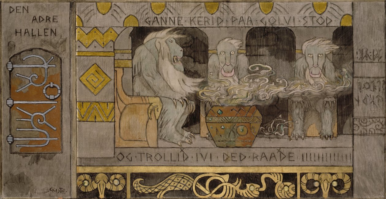 O segundo salão de Gerhard Peter Frantz Vilhelm Munthe