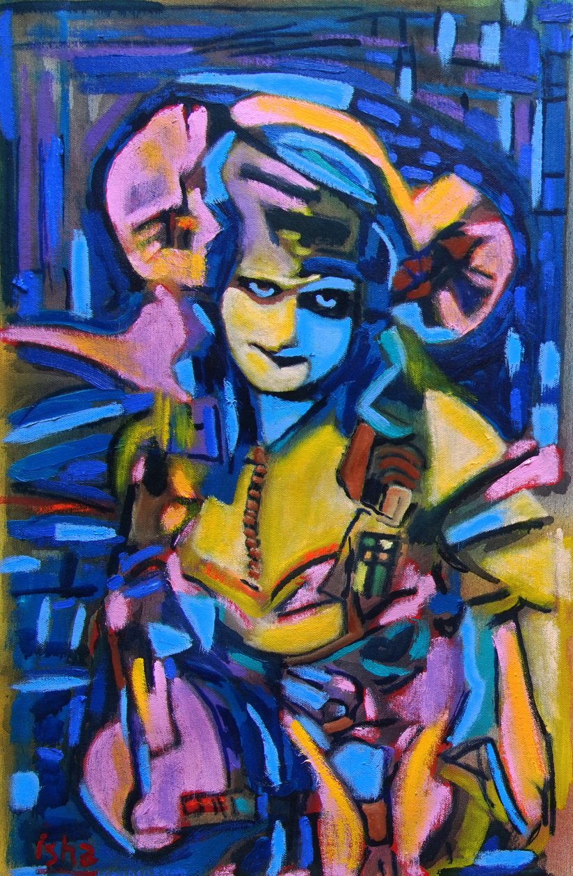 Bella Dona, 2023 (óleo sobre tela) de Gerhardt Isringhaus