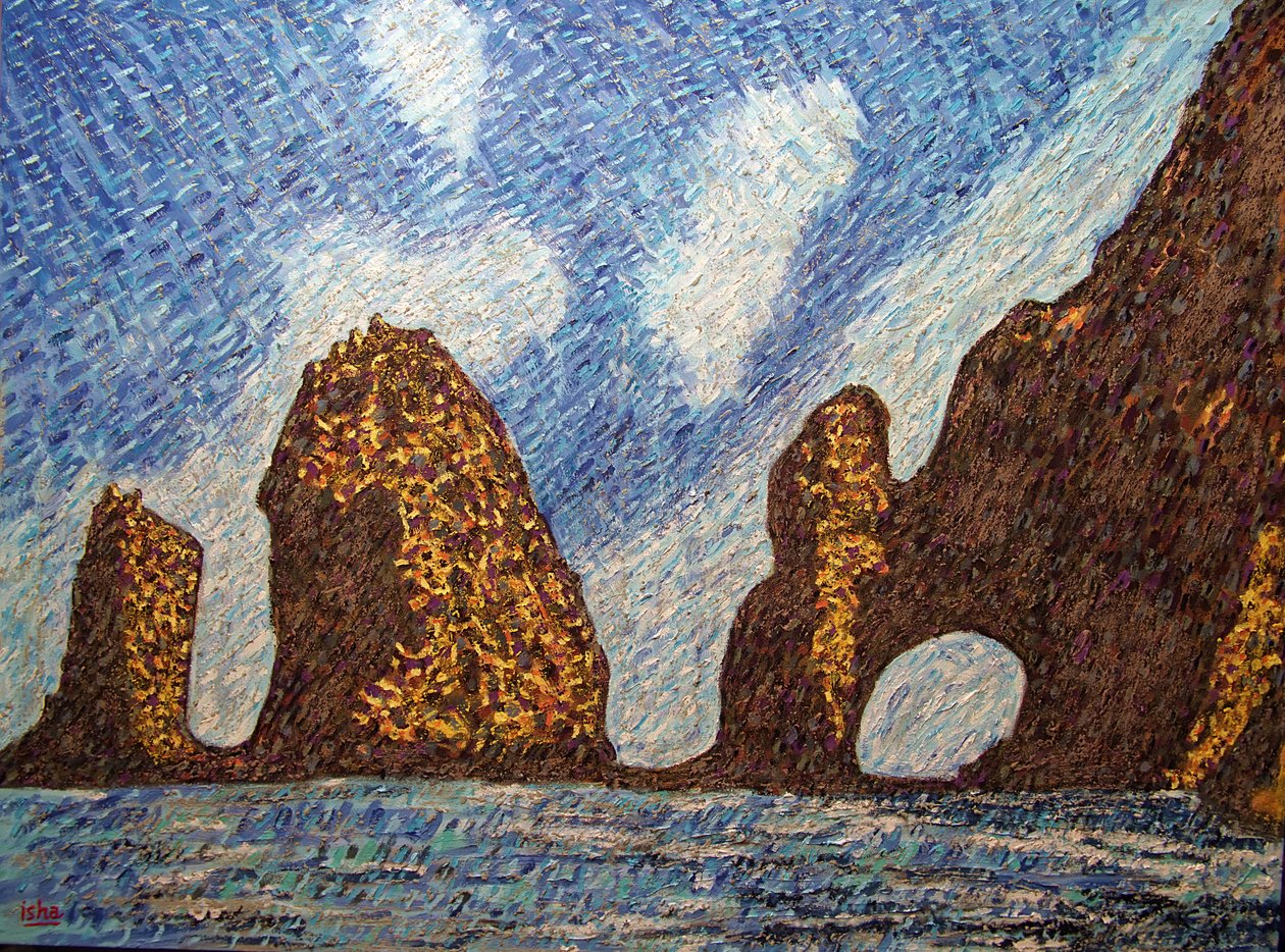 Arco do Cabo, 2018 (óleo sobre tela) de Gerhardt Isringhaus