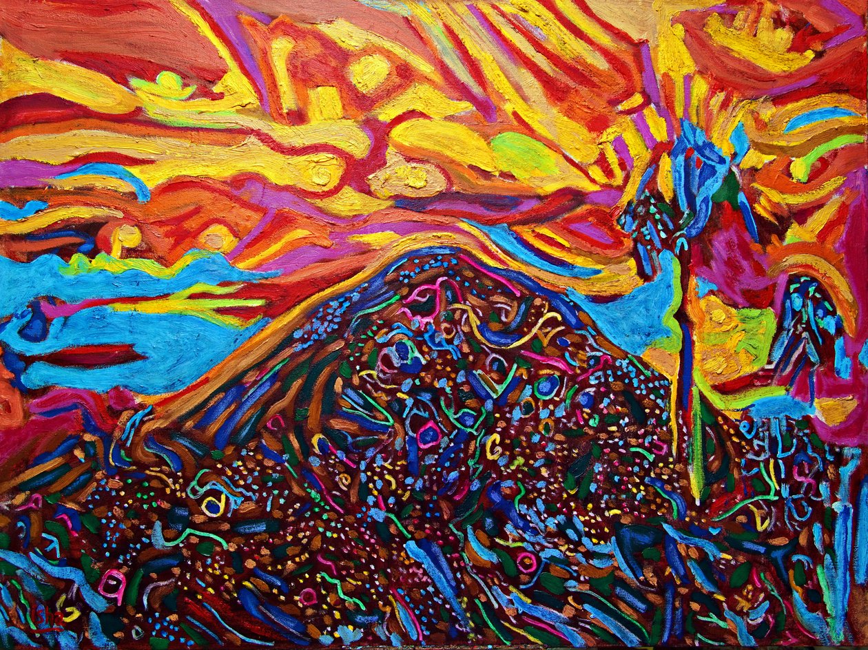 Monte do Cabo, 2022 (óleo sobre tela) de Gerhardt Isringhaus