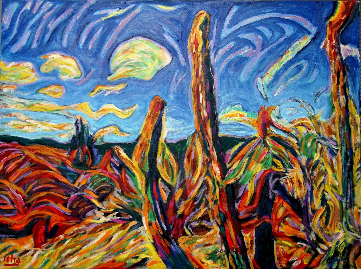 Cape Winds, 2022 (óleo sobre tela) de Gerhardt Isringhaus