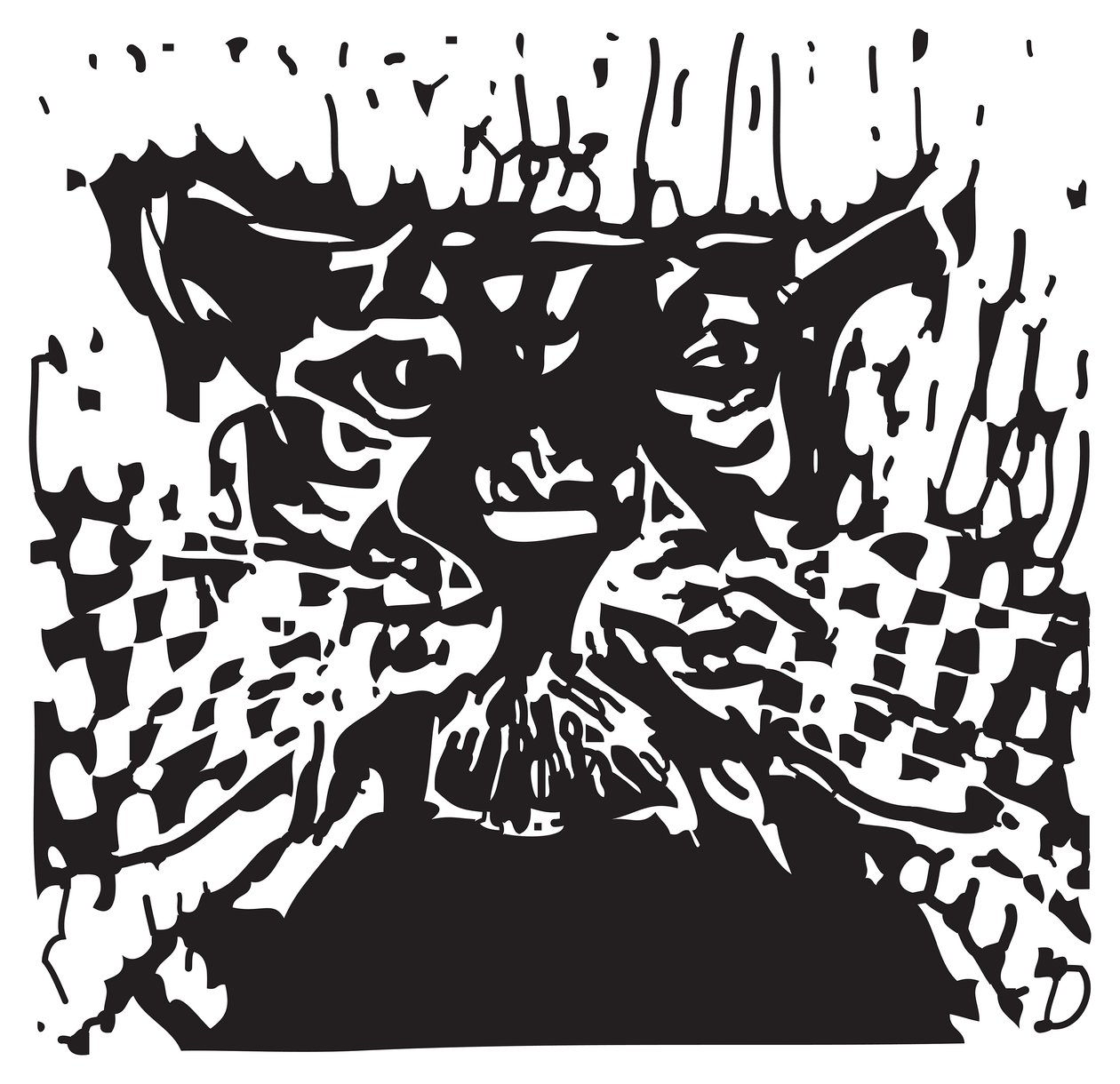 Gato com bigodes de Gerhardt Isringhaus