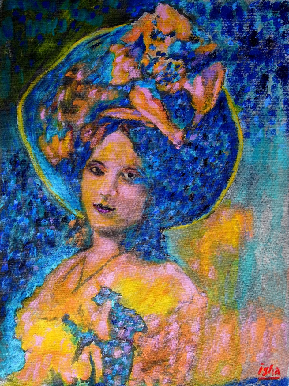 Donzela florida, 2023 (óleo sobre tela) de Gerhardt Isringhaus