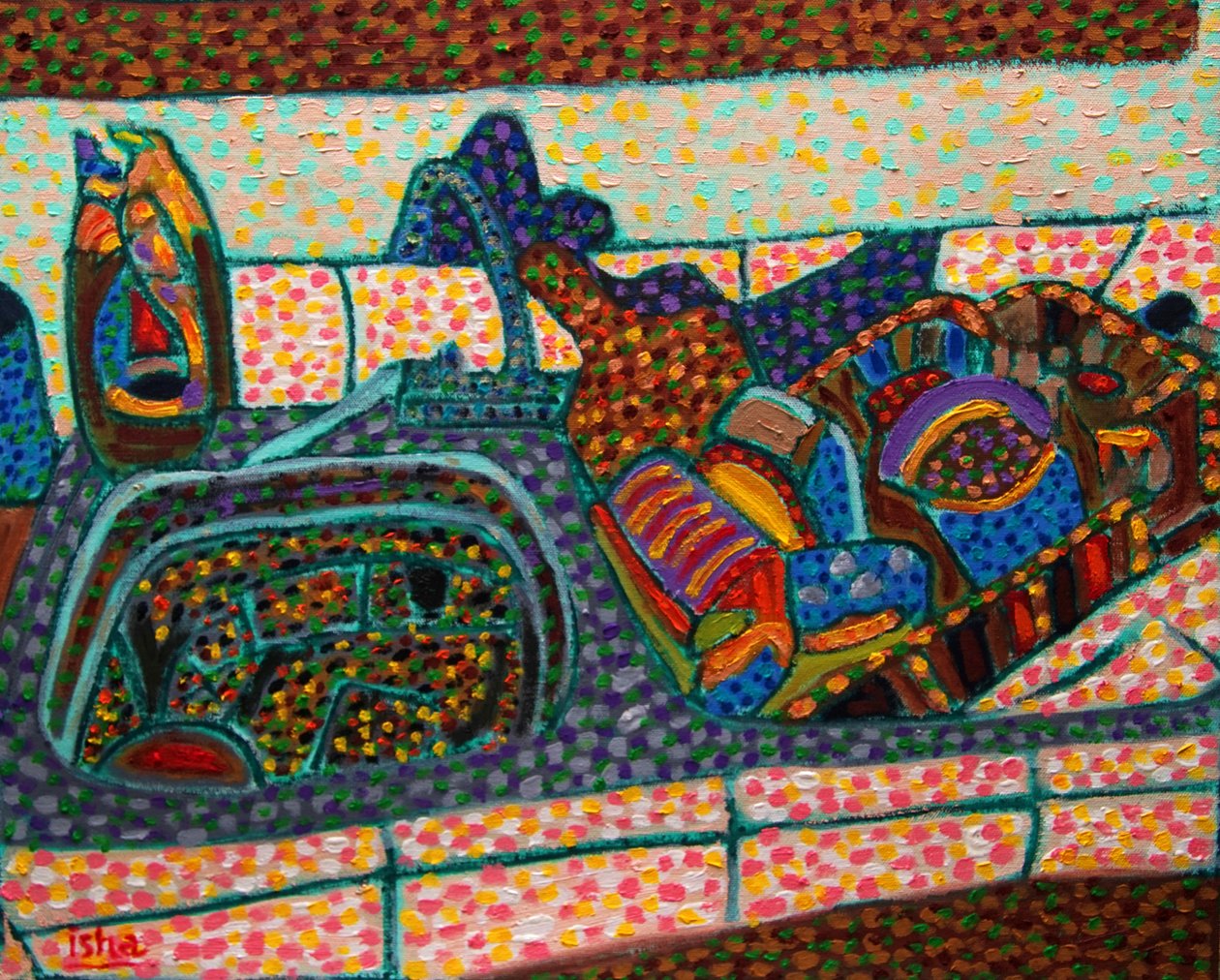 Kitchen Sink, 2021 (óleo sobre tela) de Gerhardt Isringhaus