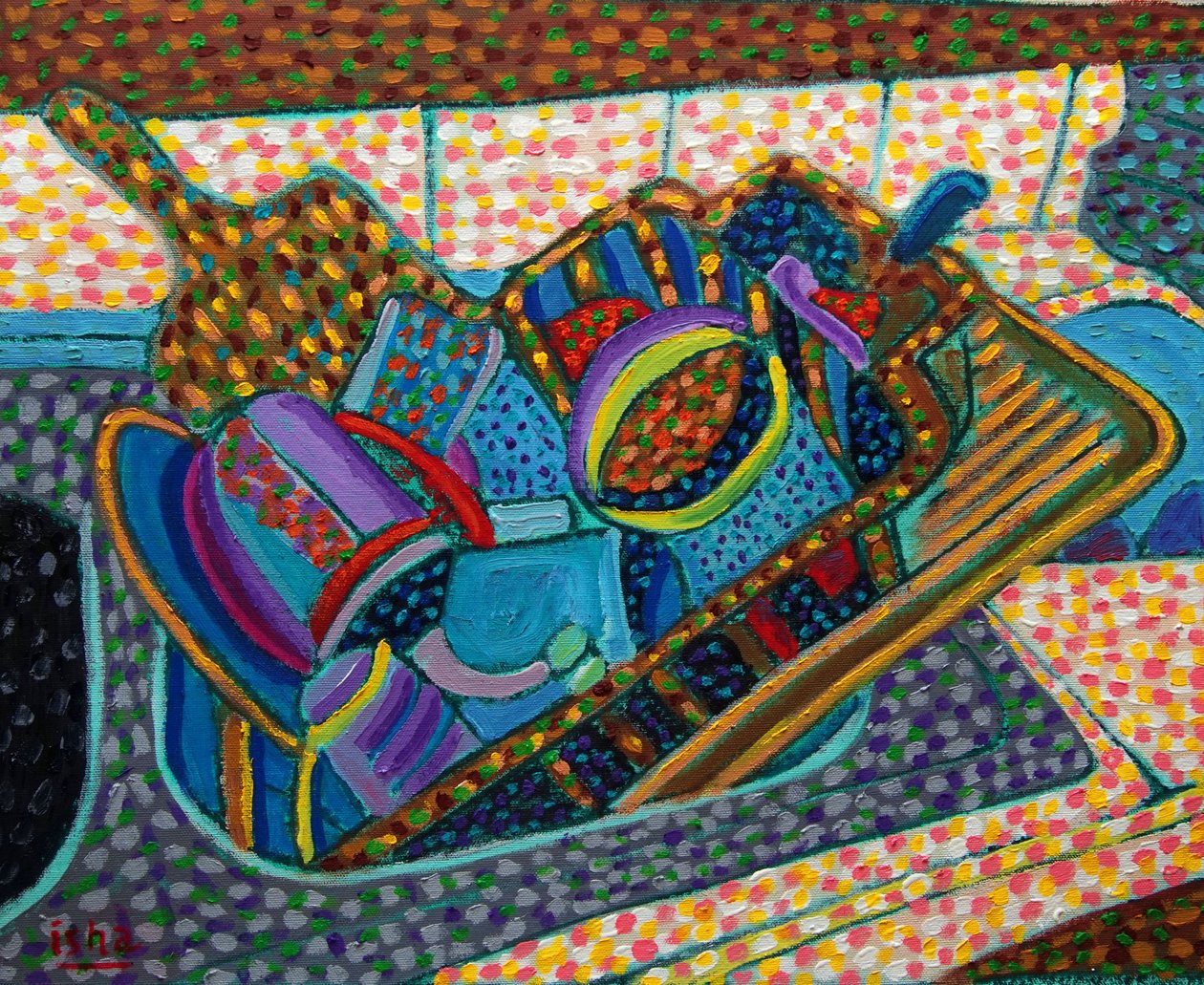 Kitchen Sink 2, 2021 (óleo sobre tela) de Gerhardt Isringhaus