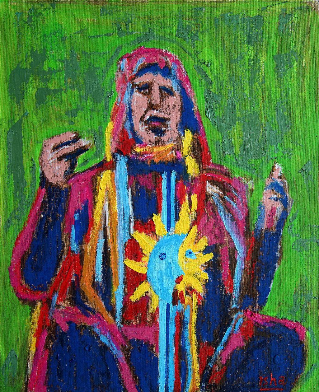 Xamã ii 1, 2019 (óleo sobre tela) de Gerhardt Isringhaus