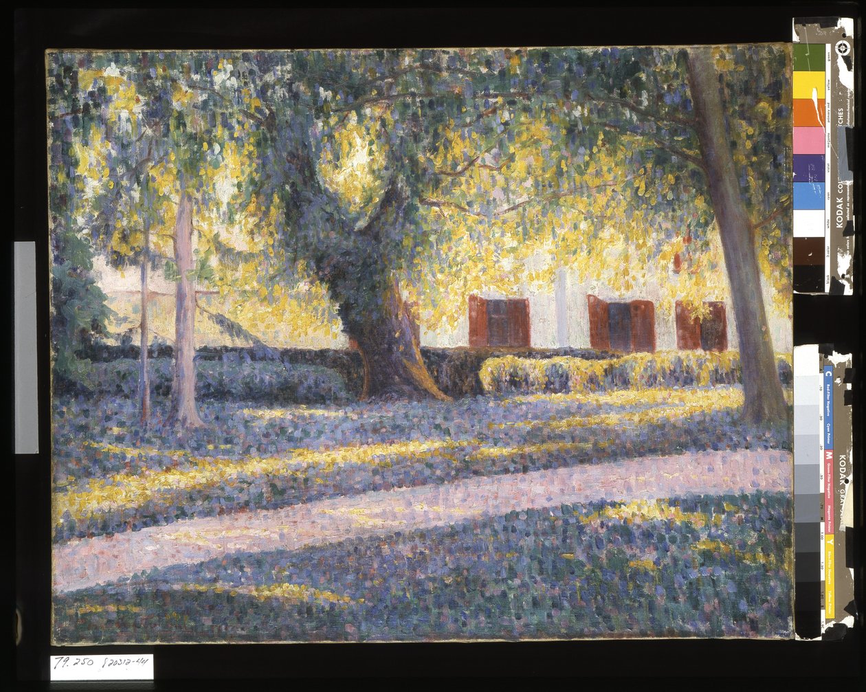 Sol sob as árvores (Soleil Sous Les Arbres) de Germain Guibal