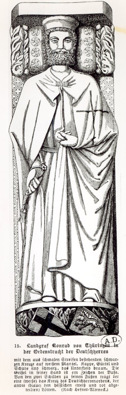Conrado da Turíngia, Grão-Mestre da Ordem dos Cavaleiros Teutônicos 1239-40 de German School
