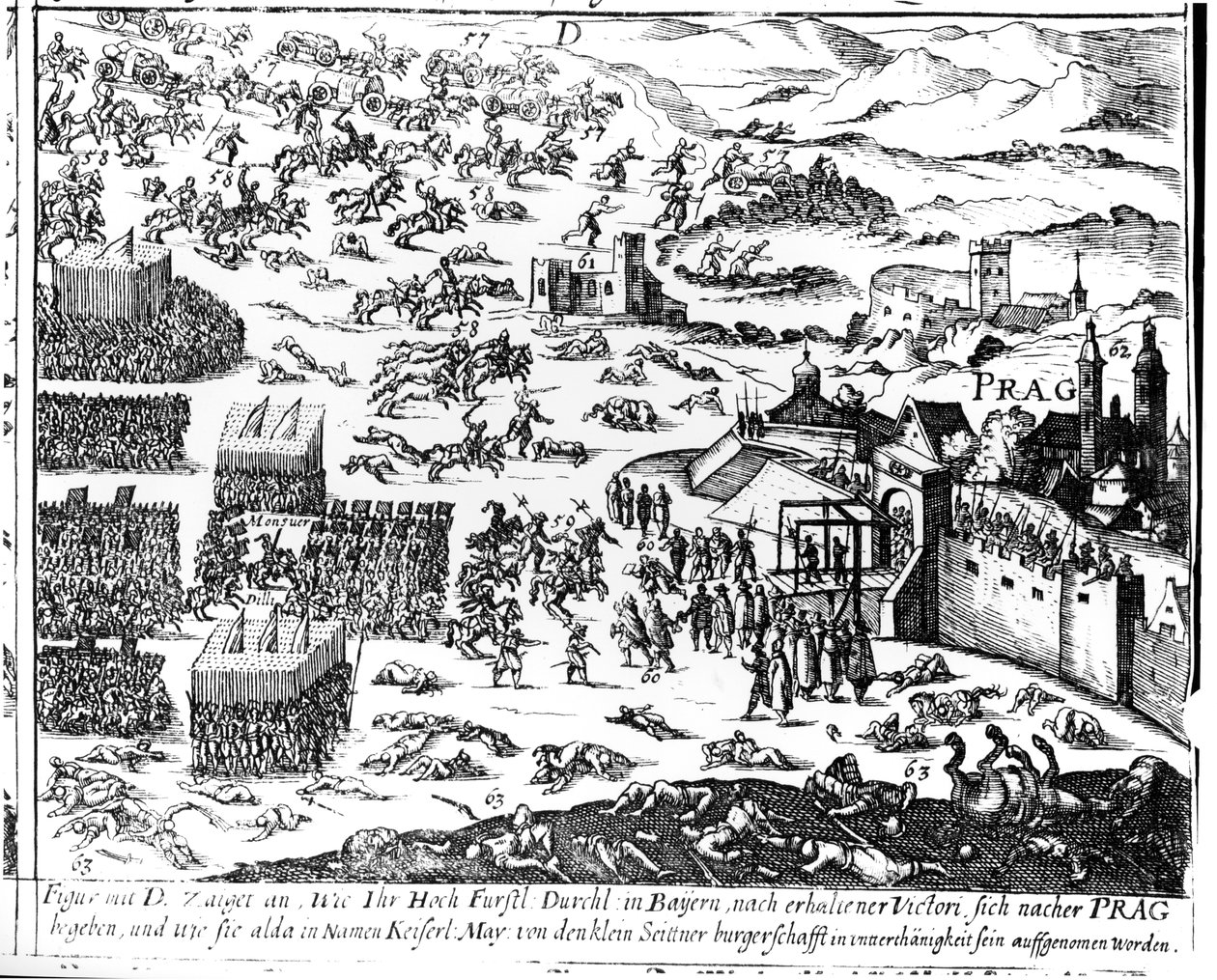 Defenestração de Praga, 1618 de German School