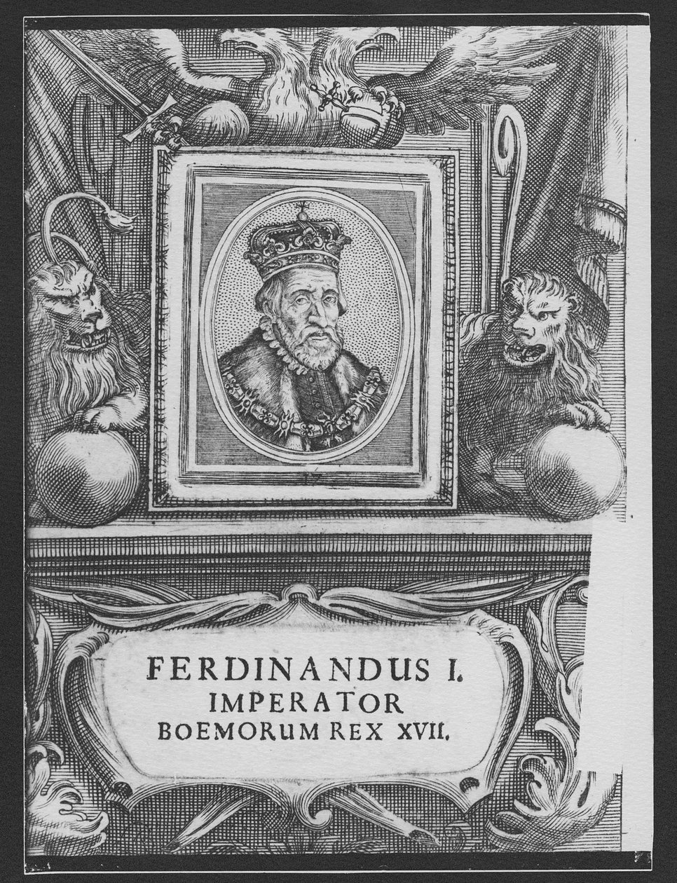 Imperador Ferdinand I (1793-1875), rei da Boêmia de German School