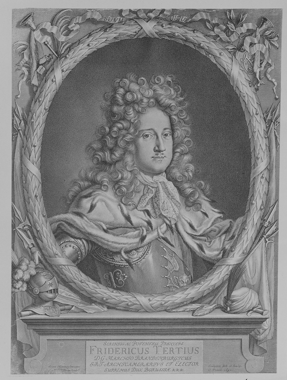 Friedrich I da Prússia, 1692 de German School