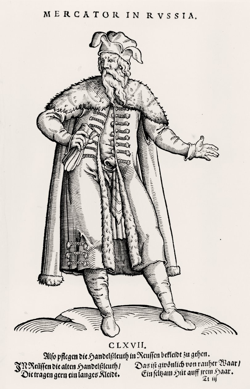 Gerard Mercator (1512-94) na Rússia de German School
