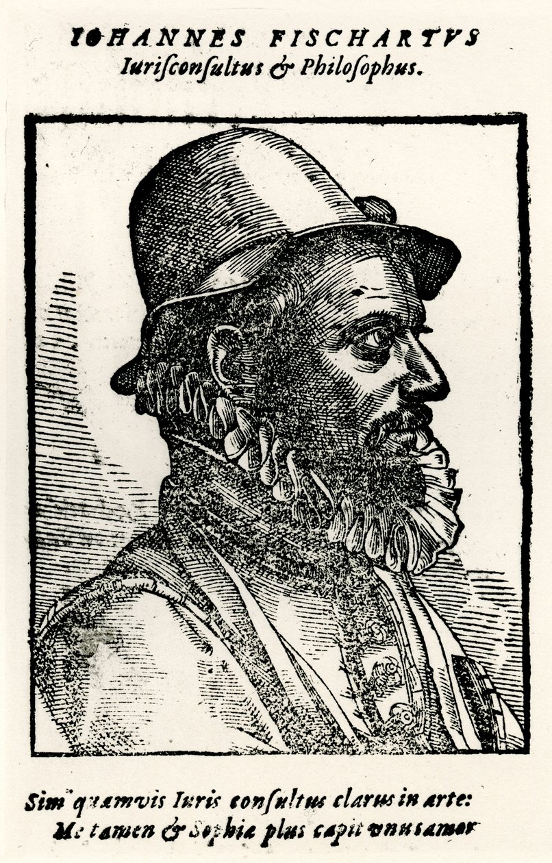 Johann Fischart, 1884-90 (fototipo) de German School