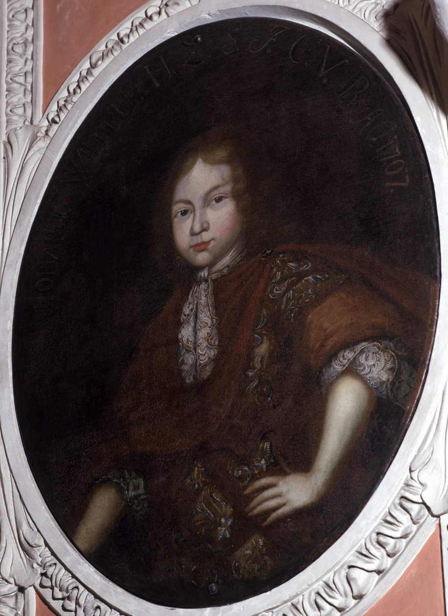Johann Wilhelm, duque da Saxônia, Juelich, Cleve e Berg (1675-1690) óleo sobre tela) de German School