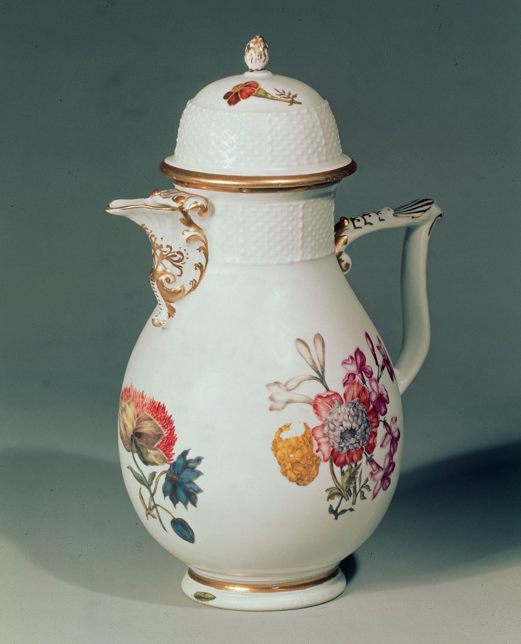 Pote de café Meissen, c.1740-50 (porcelana) de German School
