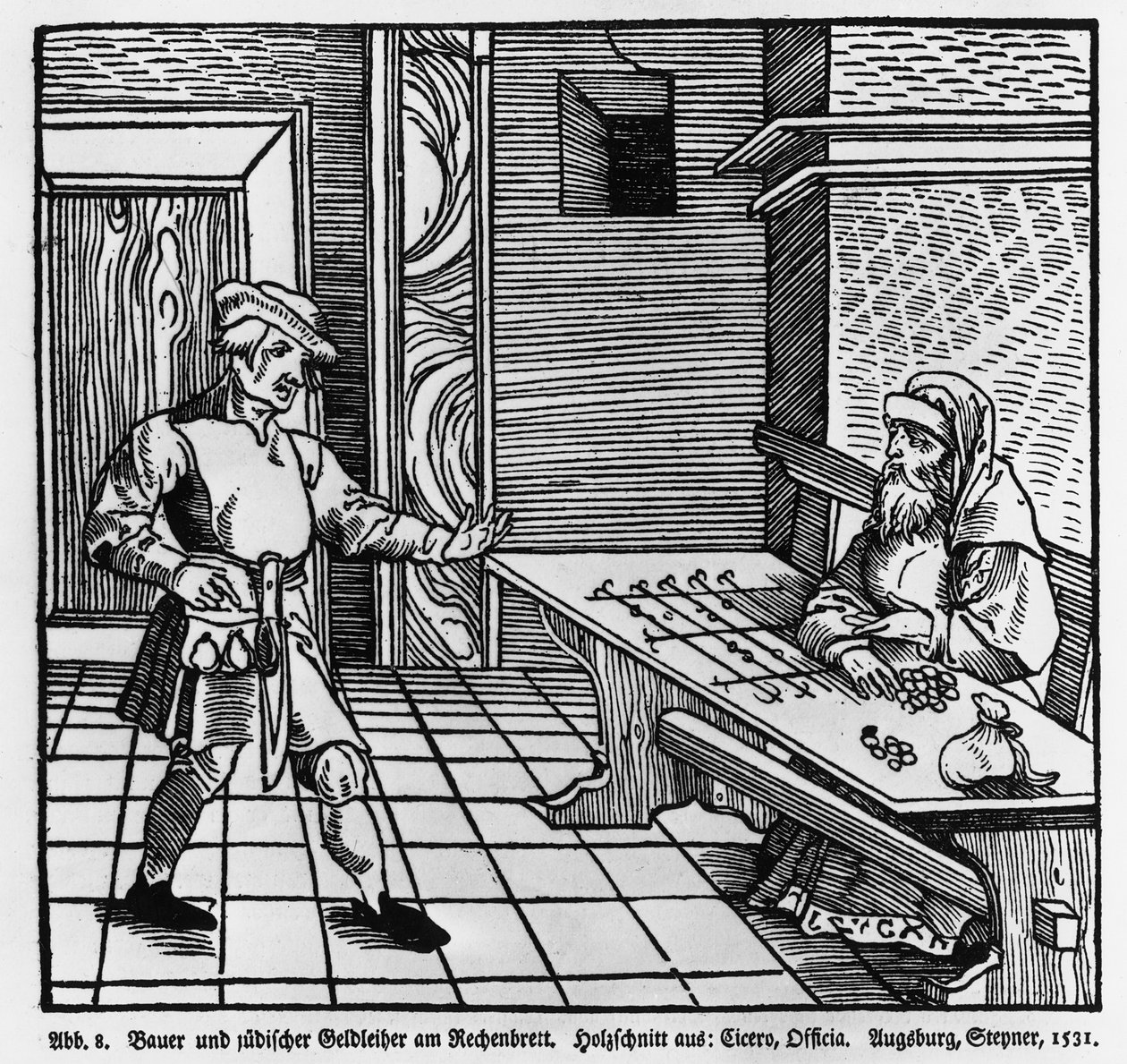 Emprestador de dinheiro, 1531 de German School