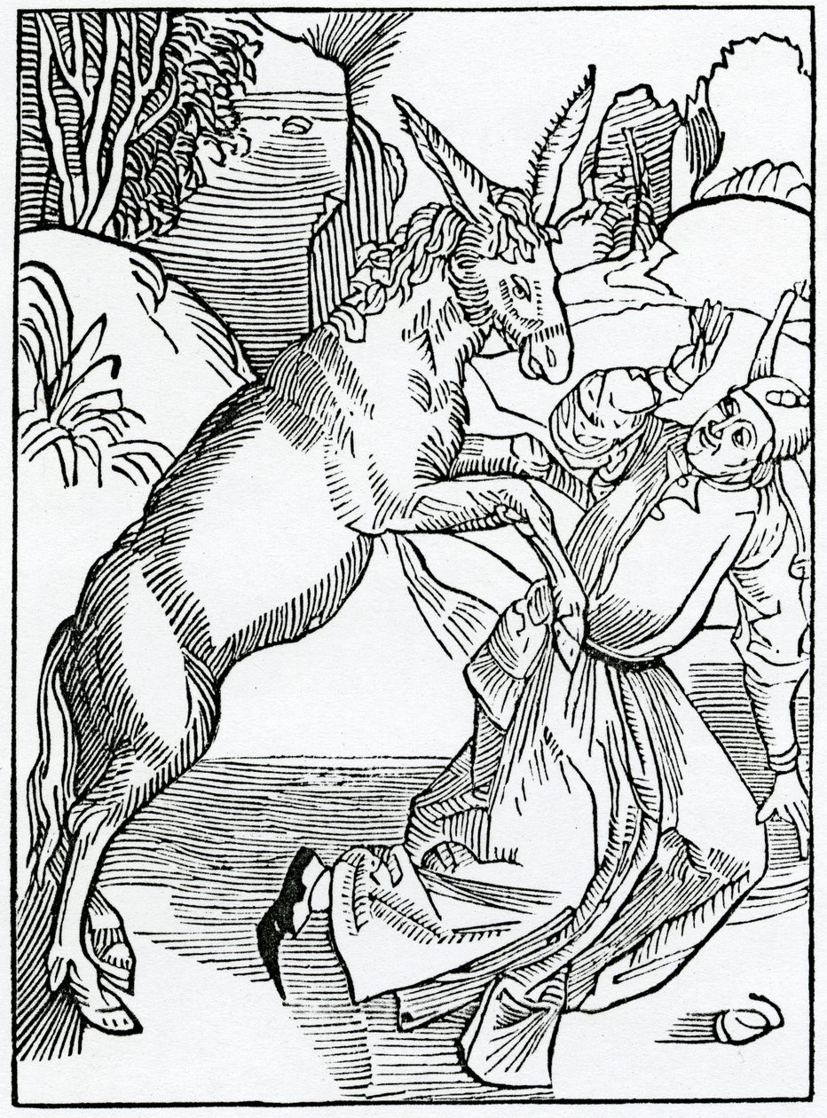 De folks oppressyd com theyre foley foly, ilustração da tradução inglesa de Alexander Barclay de &39;The Ship of Fools&39;, de uma edição publicada em 1874 de German School