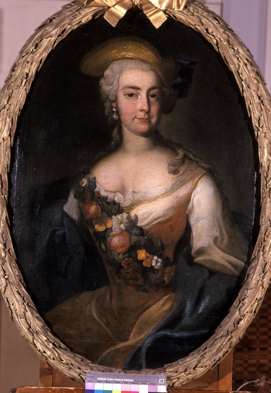 Retrato de Marie, princesa de Hessen, c.1750 de German School