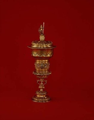 Taça e cobertura renascentistas, Colônia c.1580 (prata dourada) de German School
