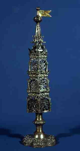 Caixa de Especiarias, Berlim, c.1700 (prata) de German School