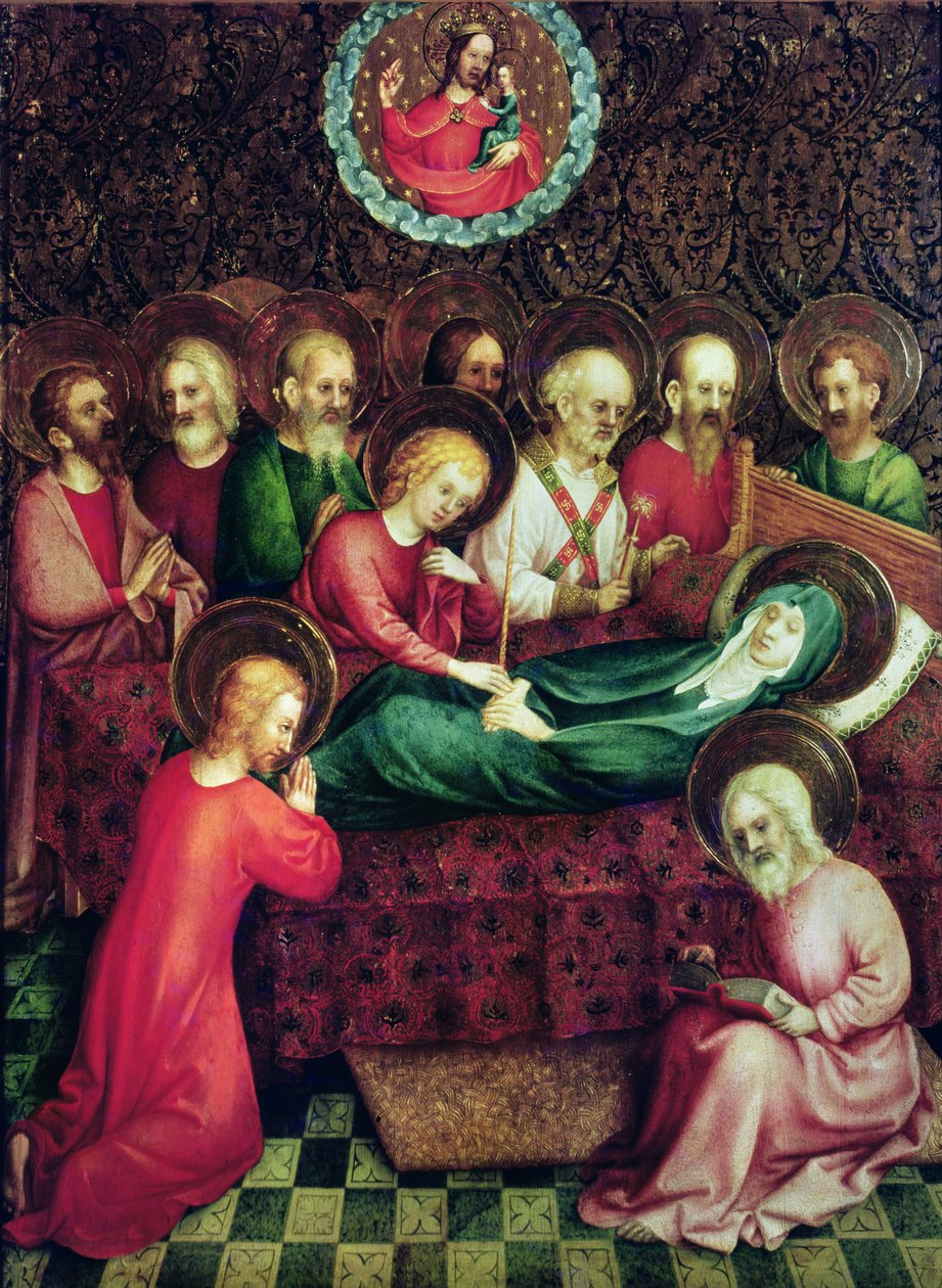 A morte da virgem, 1450 de German School