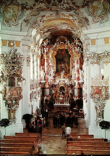 Vista da nave, 1746-54 de German School
