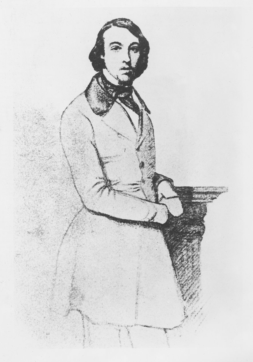 Retrato de Comte de Gobineau de German von Bohn