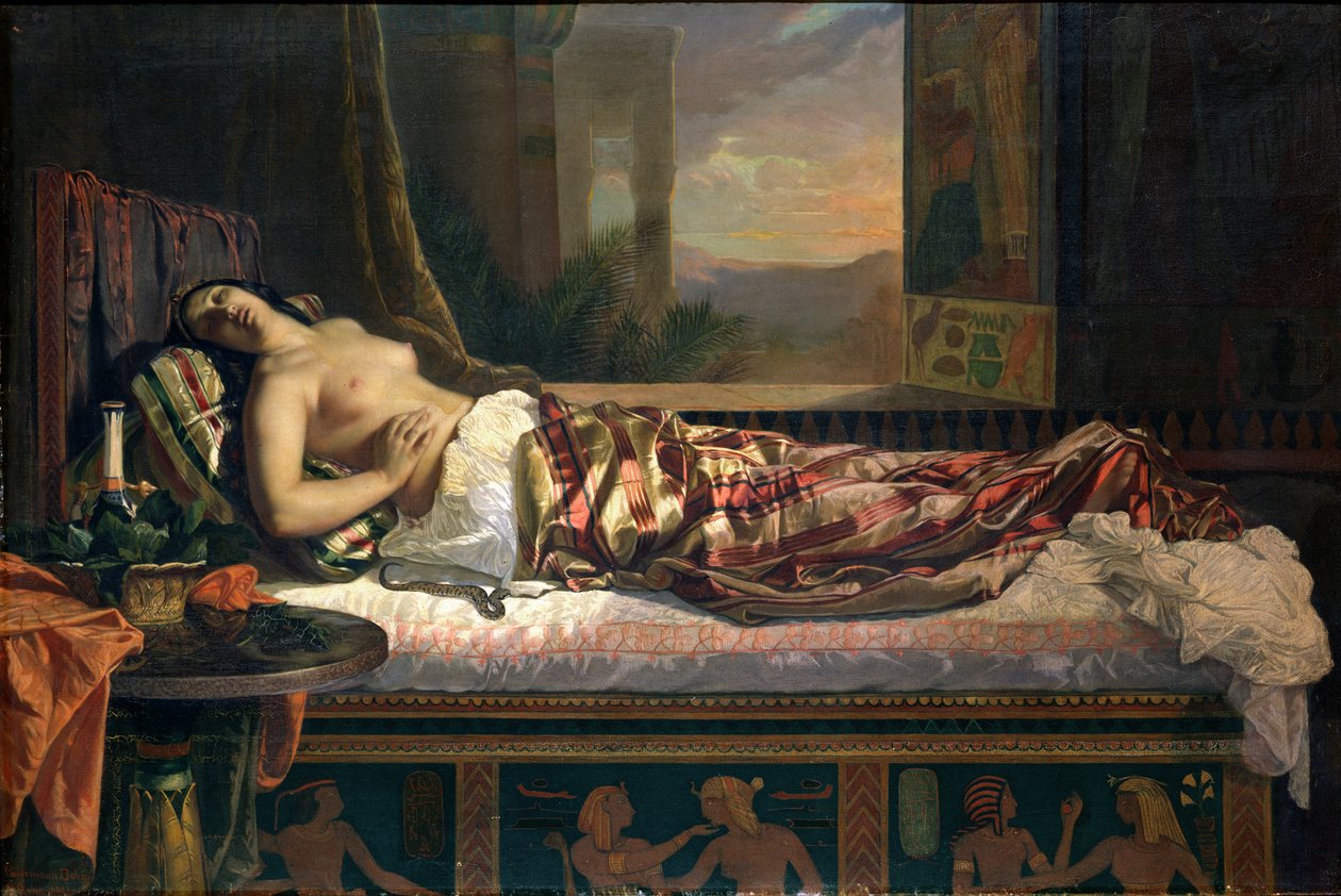 A morte de Cleópatra, 1841 de German von Bohn